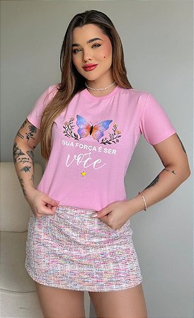 TY SUA FORÇA- ROSA CLARO