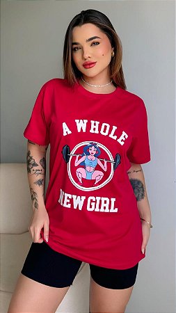 TY A WHOLE NEW GIRL (MAX TSHIRTS)- PINK