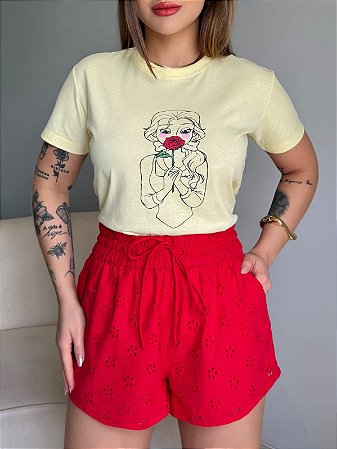 ROSA BELA- AMARELO CLARO