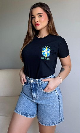 BRASÃO BRASIL - PRETA