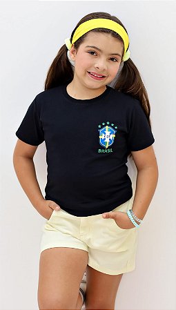 BRASÃO BRASIL (INFANTIL)- PRETA
