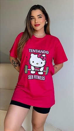 MAX TSHIRT TENTANDO SER FITNESS- PINK