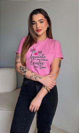 AQUIETA MINHA- ROSA CLARO