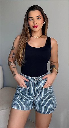 TY FERNANDA (BODY POLIAMIDA)- PRETA