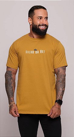 (CAMISETA) FILHO DO REI - CARAMELO