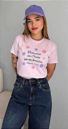 TUDO POSSO NAQUELE- ROSA CLARO