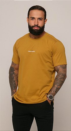 (CAMISETA) GRATIDÃO - CARAMELO