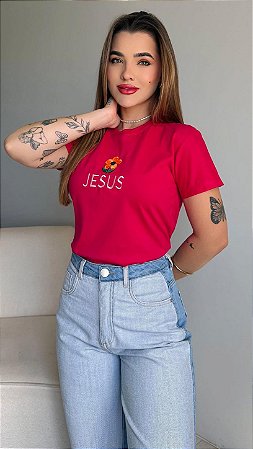 JESUS (BORDADA)-PINK