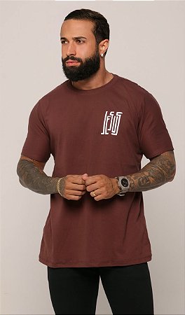 (CAMISETA) BOLSO JESUS- MARROM