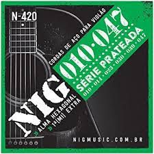 ENCORDOAMENTO VIOLÃO AÇO (NIG- SÉRIE PRATEADA) 010-047