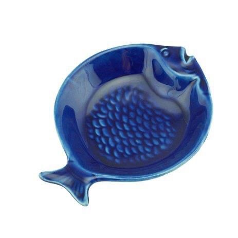 Petisqueira Cerâmica Peixe Ocean Azul