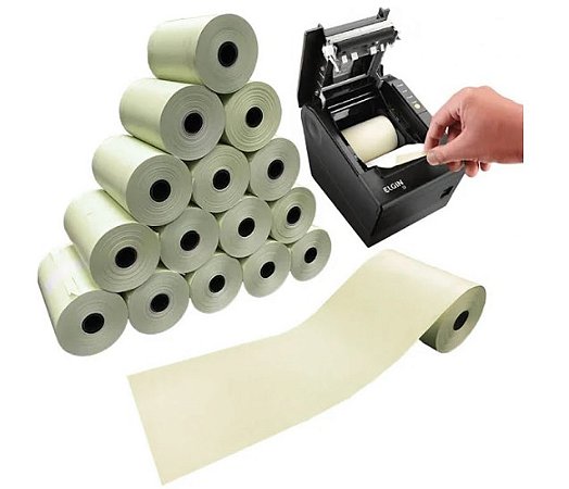 10 Rolos Bobina Térmica 80x30