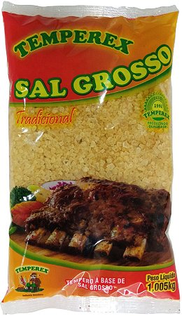 Sal Grosso Temperado Tradicional 1,005Kg