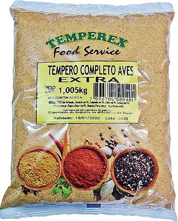 Tempero Completo para Aves 1,005Kg