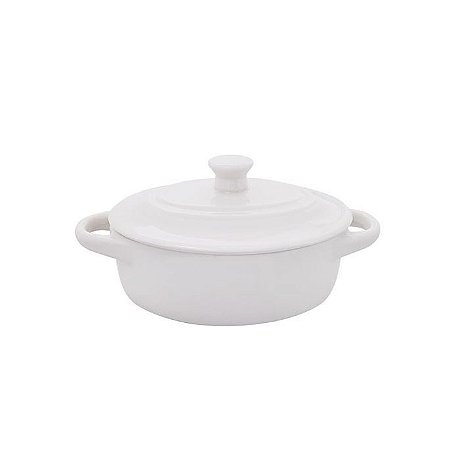 Comprar Mini Caçarola Porcelana Oval 200ml Branco Hauskraft - Mimos Cozinha  - Mesa Posta - Natal - Artigos para Casa e Decoração