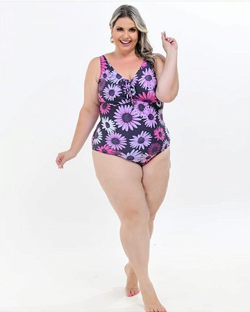 Maiô Plus Size Lycra