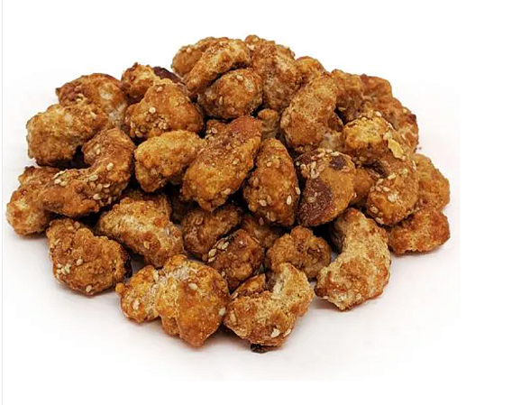 Castanha de Caju Caramelizada com Gergelim