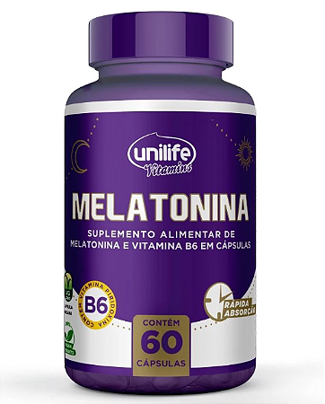 Melatonina 300g com 60cps - Unilife