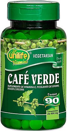 Café Verde 400mg com 90 caps - Unilife