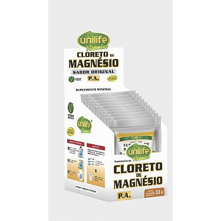 Cloreto de Magnésio cx 10 de 33g - Unilife