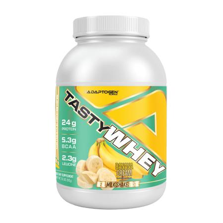 Tasty Whey 3w Gourmet 900G - Banana - ADAPTOGEN
