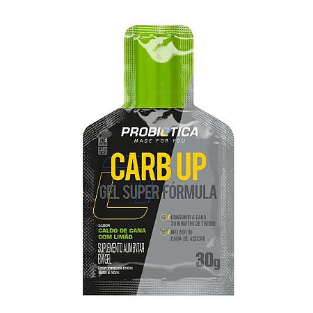 Carb UP - Gel - Probiótica - Caldo de Cana com Limão