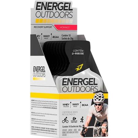 Energel Outdoors (30G) - Morango Silvestre - Caixa com 10 unidades