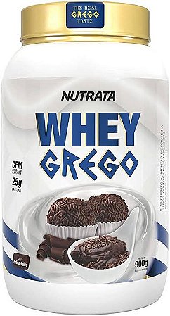 Whey Grego 900g - Sabor Brigadeiro- Nutrata
