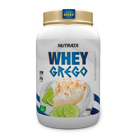 Whey Grego 900g - Sabor Torta de Limão - Nutrata
