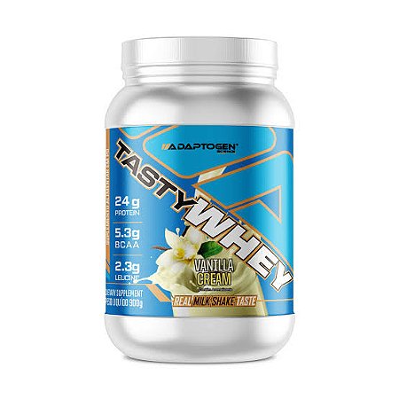 Tasty Whey 3w Gourmet 900G -Baunilha - ADAPTOGEN