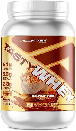 Tasty Whey 3w Gourmet 900G  - Banoffe - ADAPTOGEN