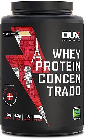 Whey Protein Concentrado - 900g- Butter Cookies - DUX