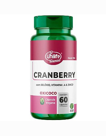 Cranberry 500mg 60Caps - Unilife