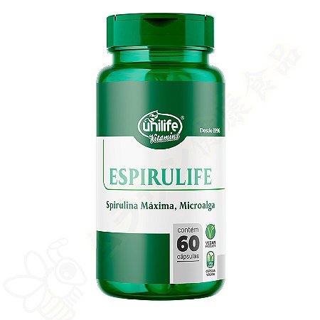 Espirulife 500mg 60Cps - Unilife