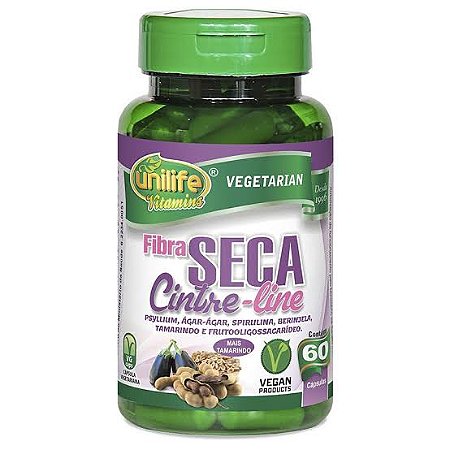 Fibra Seca Cintre-Line de 600mg 60 Caps - Unilife