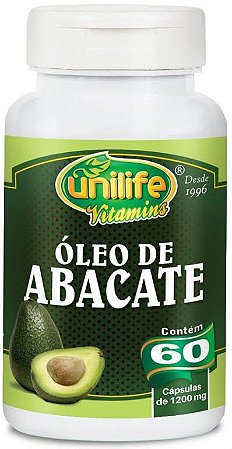 Óleo de Abacate 1G 60caps - Unilife