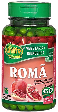 Romã 500mg 60 cápsulas | Unilife