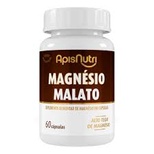 Magnésio Malato 650mg 60 Cápsulas | ApisNutri