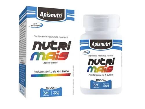 NutriMais  A-Z  450mg 60 Cápsulas | ApisNutri