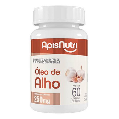 Óleo De Alho 380mg 60 Cáps | ApisNutri