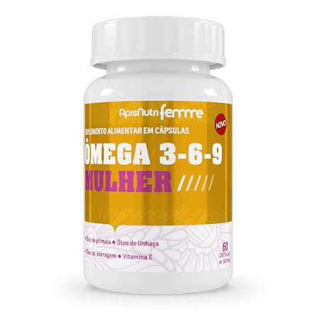 Ômega Mulher 1000mg 60 Cáps | ApisNutri