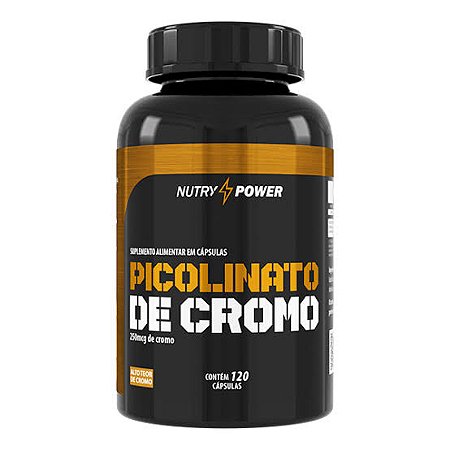 Picolinato De Cromo 250mg 120 Cáps Nutry Power | ApisNutri
