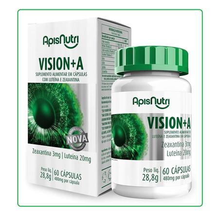 Vision + A 60 480mg 60 Cáps - ApisNutri