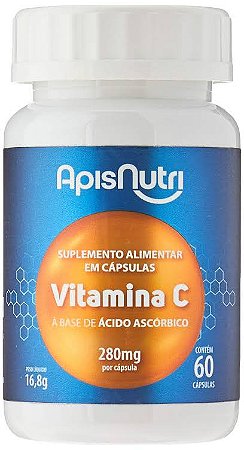 Vitamina C 280mg 60 Cáps - ApisNutri