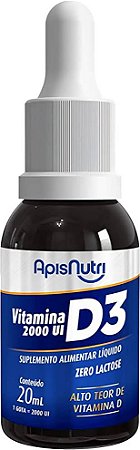 Vitamina D3 30ml Gotas - ApisNutri