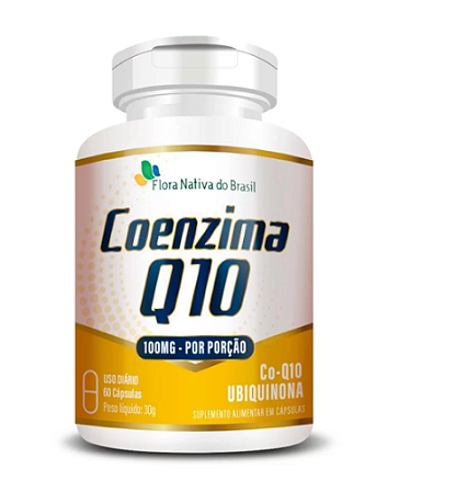 Coenzima Q10 500mg 60 Cápsulas - Flora Nativa do Brasil