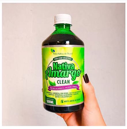 Nativa Amargo Clean 500ml - Flora Nativa do Brasil
