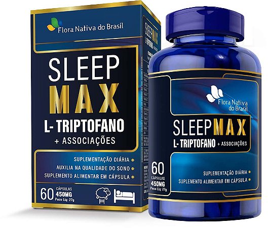 SleepMax 450mg 60 Cápsulas - Flora Nativa do Brasil