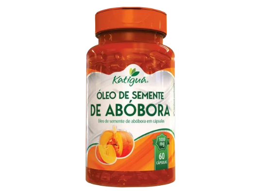 Óleo de Semente de Abóbora 1000mg 60 Cápsulas - Katiguá