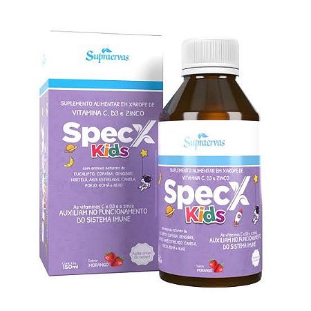 Specx Kids 150ml Sabor Morango - Supraervas
